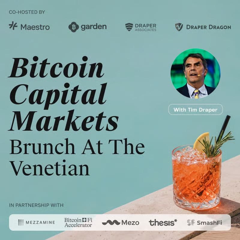 Draper Dragon attending Bitcoin Vegas 2026